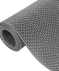 Heavy Duty Drainage Mat 3x16 ft PVC Grippy Non Slip Floor Mat With Holes For Drain Deck Pool Kitchen Grease Resistant