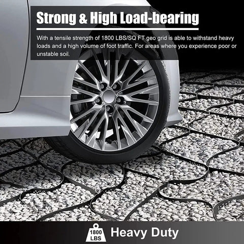 Heavy Duty Ground Grid For Driveway Stabilization And Slope Landscaping Honeycomb Drainage Grid For Grass And Rock Fill Durable