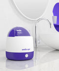 Ultra Deep Clean Ultrasonic And UV Dental Appliance Cleaner For Aligners, Retainers, Dentures, Mouthguards, Toothbrush Heads And More With Dual Cleaning Tech For A Fresh, Odor Free Smile on countertop