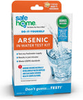 Easy DIY Arsenic Water Test Kit Screens Tap Water And Well Sources For Ponds Lakes Streams To Shield Your Family From Cancer Risks With No Sweat Accuracy And Peace Of Mind Results packaging with water pouring into a glass.
