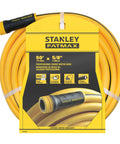 Pro Grade Heavy Duty Garden Hose 50 Foot Five Eighth Inch Yellow With Lightweight Polyfusion Technology For Easy Maneuverability 500 PSI