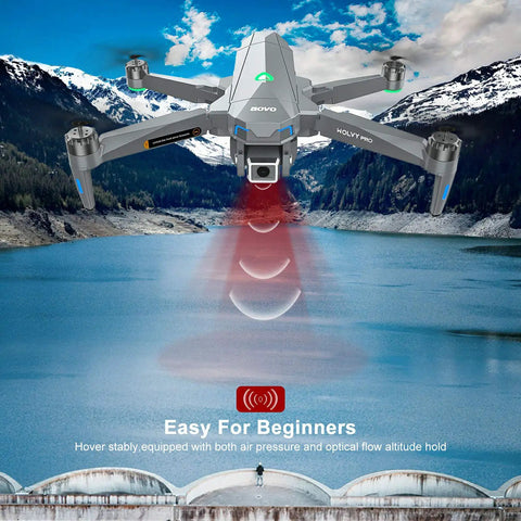 4K EIS Drone With UHD Camera For Adults 30 Minute Flight Time Brushless Motors 5GHz FPV Transmission Auto Return Home Follow Me Grey