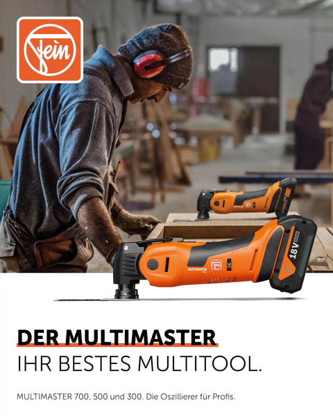 Heavy Duty Cordless Oscillating Multi Tool Delivering Slick Fast Cuts For Wood Metal And Tile Sanding in use by a worker.
