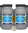 Graphite Powder 1 Pound Split Into Four Bottles 99.9 Percent Pure Military Grade 44 Micron Fine Carbon For Pro Grade Heavy Duty