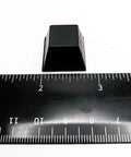 Three Quarters Inch Wide Pyramid Silicone Rubber Bumper Feet With Adhesive Backed Pads Five Eighth Inch Thick next to ruler