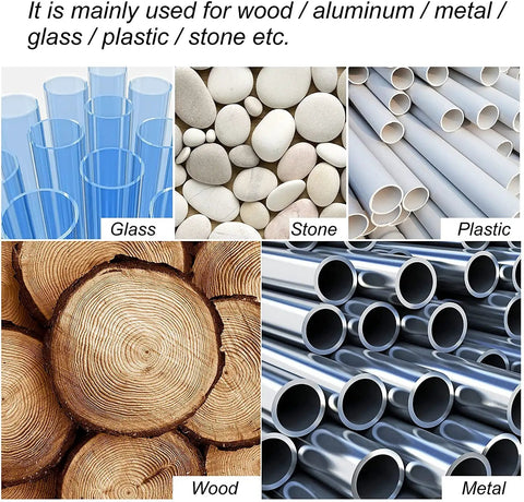 Materials used with 3X18 Inch Sanding Belt Set With 21 Belts Aluminum Oxide Paper For Sander, wood, metal, glass, plastic, stone.