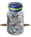 Digital Coin Counter Money Jar With LCD Display And Automatic Piggy Bank For US Coins Battery Powered Savings Jar That Tracks Deposits