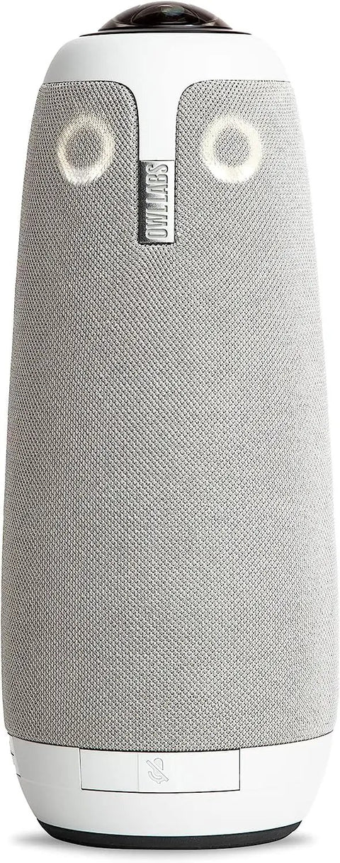 Owl Labs Meeting Owl Pro smart video conferencing camera with mesh cover, front view