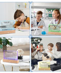 Periodic Table Display With Real Elements Inside, Upgraded Cordless Rechargeable Acrylic Table With 7 Color LED Lights in use