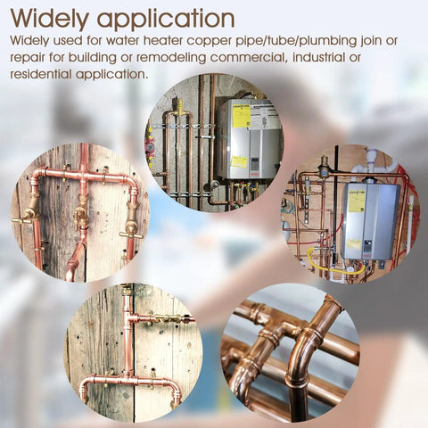 Zero Lead 3/4 Inch Copper Press Fittings Set, 45 Degree Elbow Couplings in plumbing installations for copper pipes