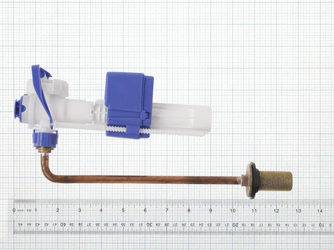 Fill Valve Assembly For Toilet Tanks Rebuild Kit Replacement DIY Friendly Install Durable Leak Proof Design with ruler