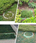 Built Tough Invisible Manhole Cover for Outdoor Use installed in landscaped garden, showcasing weatherproof, rust-resistant resin lid.