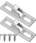 2 Pcs Sliding Door Latch Replacement Kit For Sliding Glass Doors, Screen Doors, And Patio Gates With Mounting Screws, Adjustable