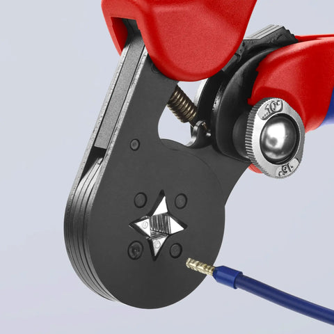 Self Adjusting Crimping Pliers For Ferrules And End Sleeves DIN 46228 Compliant Lateral Insertion