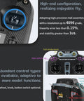 Control panel details of 16 Channel OpenTX RC Transmitter with Hall Effect Gimbals and FS-SR8 receiver for FPV and RC cars.