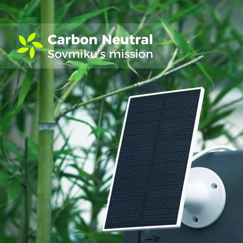 Power Up Your Outdoor Security Cams With This Ultra Efficient 5V Solar Panel 23 Percent Energy Conversion mounted on wall outdoors