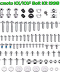 Replacement Fastener Kit For KX And KXF Dirt Bikes 1996 Onward With OEM Matching Kawasaki Bolts For KX80 85 100 125 250 500 And KXF250