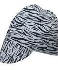 Welding Cap With Pure Cotton Mesh Liner For Welders, Breathable Cotton Cap In Zebra Color, XL Fit, Hair Protection And Spark Guard