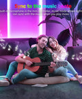 A couple enjoying Get These Super Long 65.6 Foot RGB LED Strip Lights That Sync Perfectly With Your Music Using App Control Or Remote