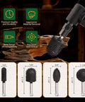 Extreme Coarse Ball Nose Rotary Burr For 1/4 Inch Shaft, Tungsten Carbide Wood Rasp Bit For Drills, Beast Cutter shown in use