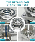 Close-up of front and rear wheel bearing hub assembly kit for Hyundai Santa Fe Sport XL Veracruz and Kia Sorento 2007-2020