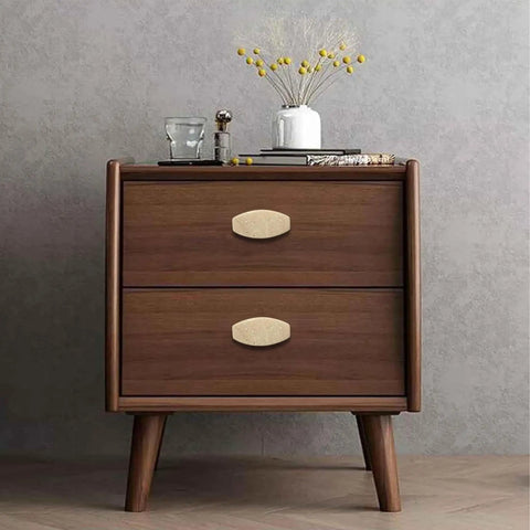 Set Of Six Top Notch Beige Travertine Marble Door Knobs And Round Cabinet Pulls For Kitchen Drawers Pantry Cupboards With Quick Swap Screws For A Totally Smooth Room Refresh Today on wooden nightstand.
