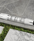 Two-Piece Hydraulic Hose Repair Kit With Three Eighths Inch Reusable Fittings For Two-Wire Braided Hoses Up To 4000 PSI installed