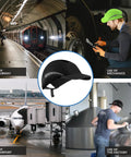 Lightweight Bump Cap With Breathable Baseball Cap Style For Head Protection On The Job For Men And Women Black Finish Featuring A Durable ABS Liner Seamless Comfort And All Day Airflow in various job settings.
