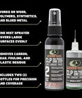 All In One Gun Cleaning Oil CLP For Firearms Clean Lubricate And Protect In One Step Removes Fouling Carbon Lead And Oil bottles