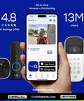 Smart Garage Door Keypad With Wide Angle Camera And Custom PIN Codes For Smartphone Control Real Time Alerts And Motion Detection app interface