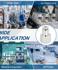 Application of Two Pack Push To Connect Fittings One Quarter Inch NPT Female To Five Thirty Second Inch Tube OD Female Thread