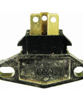 Solid Headlamp Dimmer Switch Top Notch Aftermarket Replacement, black plastic with gold connectors, for dashboard lighting adjustment.