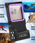 Universal Waterproof Phone Case Fits Iphone Samsung And Android With IP68 Protection Up To 50 Feet Deep for various activities.