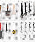 Heavy Duty 6 Inch Pegboard Hooks Set 20 Pack L Shape Galvanized Pegboard Accessories For Garage Organization And Tool Storage Durable Wall Mount Organizer Kit
