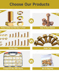 Comparison of Badass 740 Piece Metric Bolts And Nuts Kit Featuring M6 M8 M10 M12 Assortment against inferior rust-prone hardware.