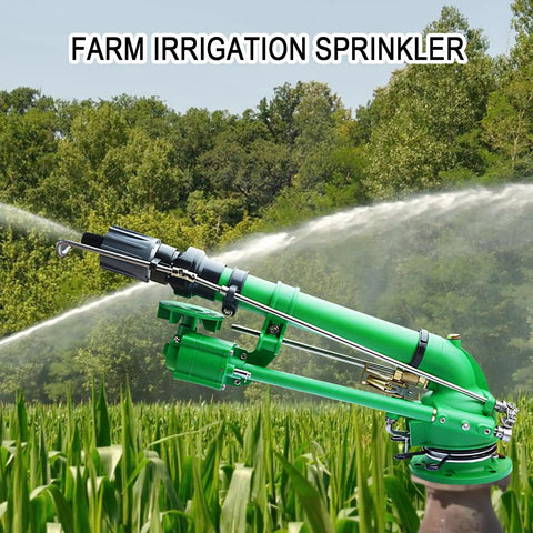 Pro Grade Pressure Gauge Irrigation Sprayer Gun For Farm And Garden, 360 Degree Sprinkler With 0 To 48 Degree Tilt in field