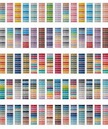 Writable Sticky Tabs Set With 80 Color Varieties, 16000 Index Tabs shown in color coded arrangement