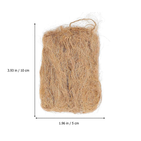 Two Pack Jute Silk Fire Starter Cord For Camping And Outdoor Survival, Easy Ignition Rope That Carbonizes Itself with dimensions labeled