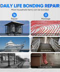 Image showcasing repair uses of Two Part Epoxy Putty Stick For Quick Repairs On Pools Heaters Metal Plastic Ceramic Water Resistant Black 120g All Purpose Underwater Patch Kit Ideal For Boats Fences Tanks Leaks