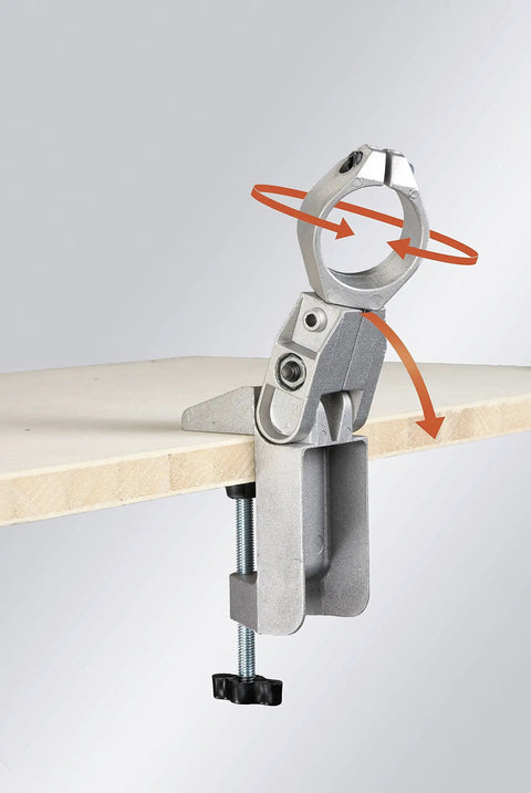 Heavy Duty Drill Stand For Drill Machines And Cordless Screwdrivers, Boss Grade Stationary Mount With 43mm Euro Neck on table