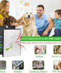 Replacement Filter Set For Air Purifier Series 1000 And 1000i With True HEPA Filter And Activated Carbon, pet and family in background
