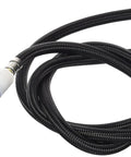 Genuine Part Hose Kit For Faucets In Bright Chrome Finish, Replacement Spray Hose With Durable Metal Build, coiled on a white surface.
