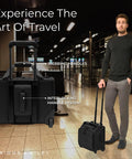 Briggs & Riley 2-Wheel Cabin Bag, black softside carry-on with wheels; two bags shown.