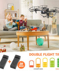 Mini Drone With 1080P HD FPV Camera For Kids RC Quadcopter With Altitude Hold Gravity Sensor in living room with children playing