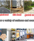 Heavy Duty Rubber Casters 200 Mm Swivel Wheels Silent Shock Absorbent Natural Rubber Treads on asphalt, dirt, and gravel roads.