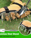 Preassembled Lawn Aerator Shoes for Grass Easy Fit With Adjustable Straps For Women And Men Durable Aluminum Base No Slip