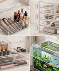 8 Pack Clear Acrylic Self Adhesive Hinges 45x35mm For Aquarium Lids Display Cases DIY Boxes And Furniture shown in use