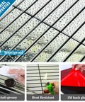 Stainless Steel Peel And Stick Backsplash Kit With 10 Sheets, Polished Silver Subway Brick Tiles, waterproof, heat resistant, easy install