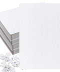 Blank Sublimation Jigsaw Puzzle Set 45 Pieces 8 By 11 Inches Heat Press Ready For DIY Projects Weddings Decor Family Activities Create Your Own Puzzles With High Quality Sublimation Blanks DIY Vibes, stack of blank white puzzles with separated pieces