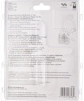 Back of packaging for Braided Steel Car Cover Cable With Laminated Padlock, 7 Ft Length, usage instructions visible